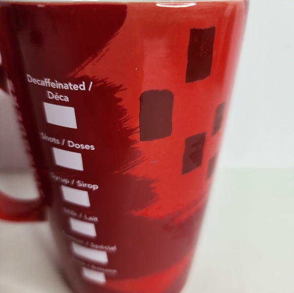 Starbucks Siren logo Christmas ceramic coffee mugs 16oz - Picture 6 of 11